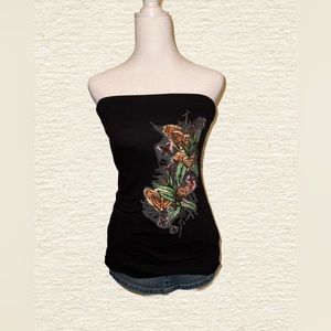 Vintage Y2K Roxy tube top